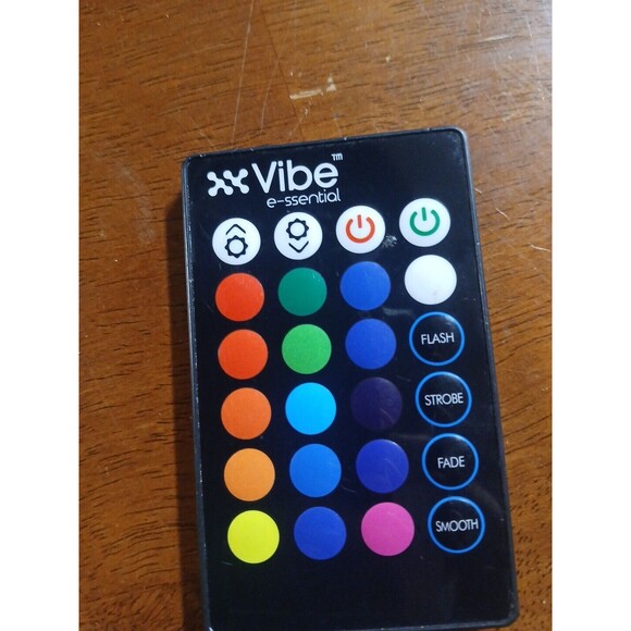 Vibe e-ssential Multicolored LED Light Bar Remote Control Replacement Only - Picture 1 of 2